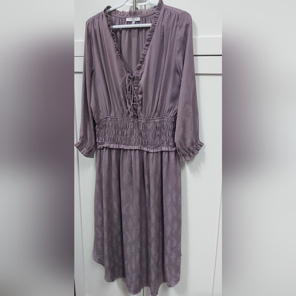 Anthropology Current Air mauve dress - Picture 2 of 14